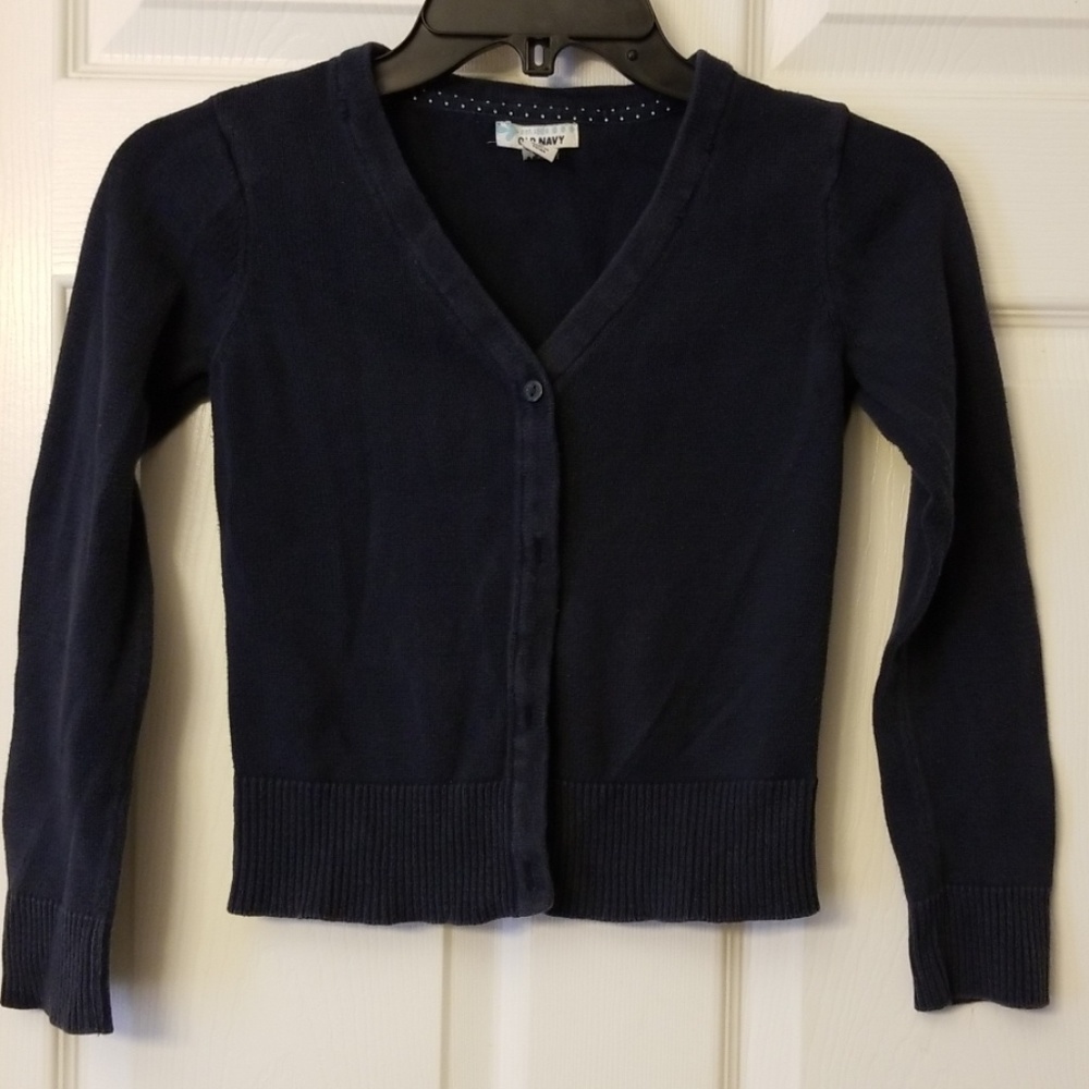 Girls button up sweater